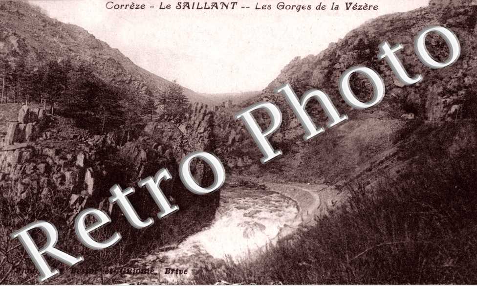 Le Saillant - les gorges de la Vezere