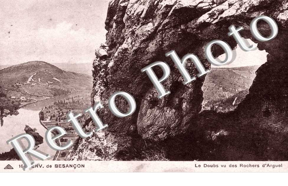 le Doubs vu des rochers d'Arguel