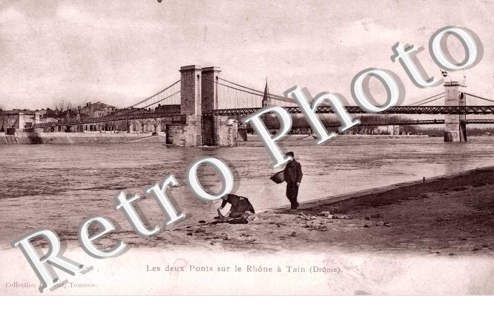 Les deux ponts sur le Rhone