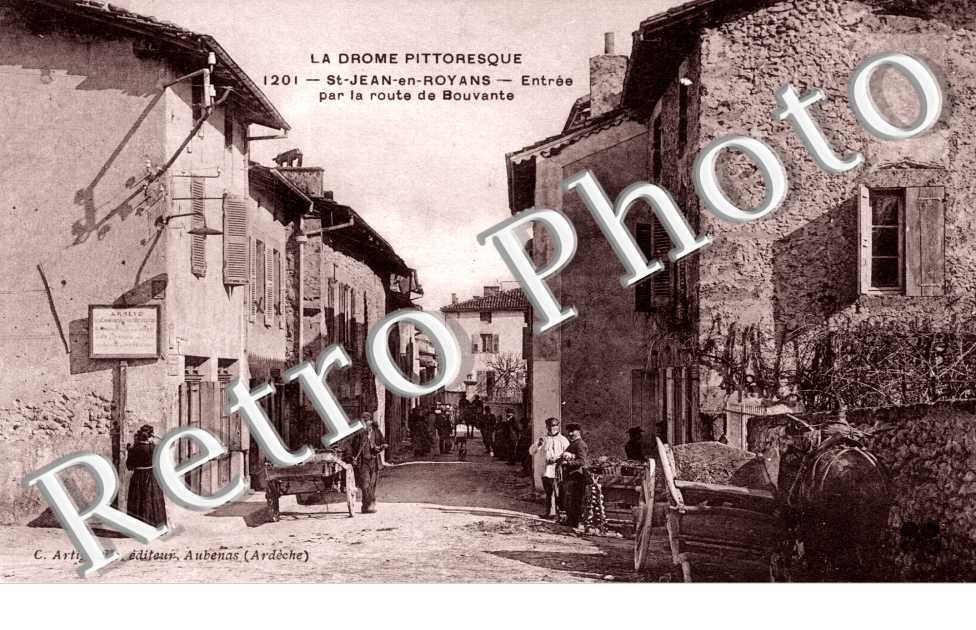 Entree par la route de Bouvante