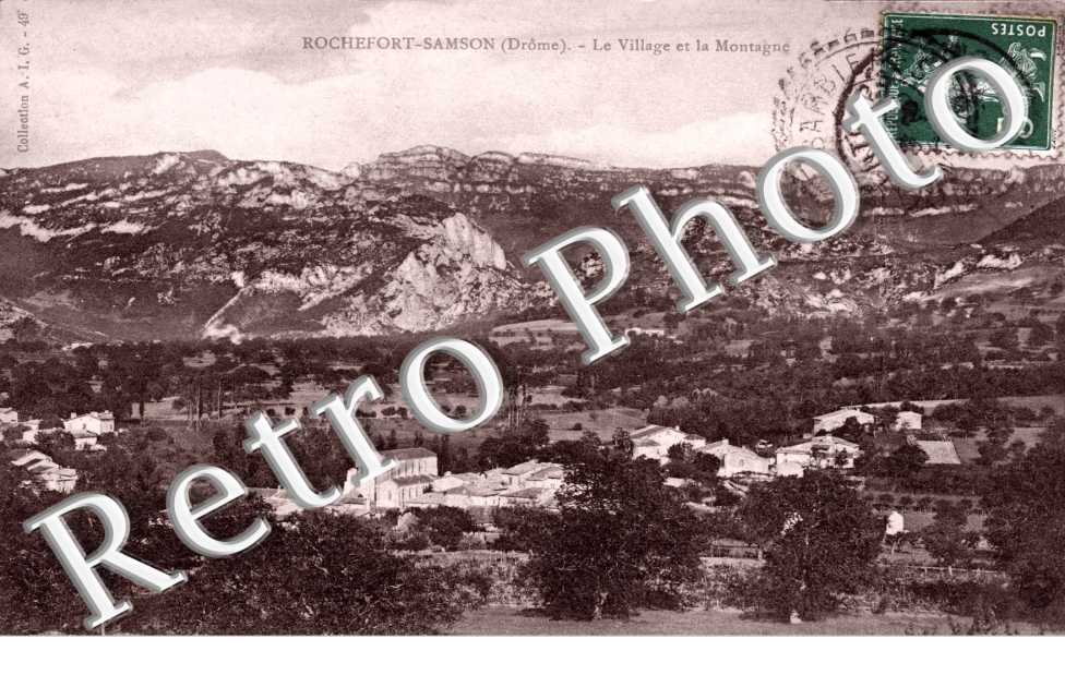 Village et la montagne