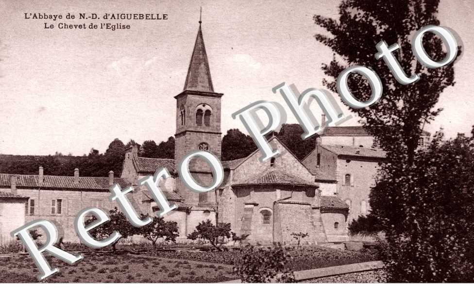 Abbaye de N.D d'Aiguebelle - chevet et eglise