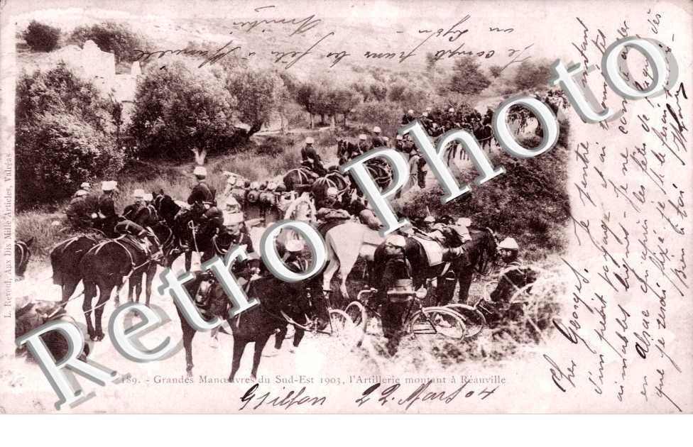 Grandes manoeuvres - l'artillerie
