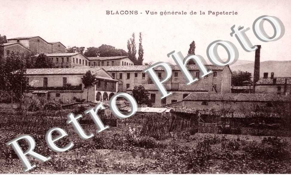 Vue generale de la papeterie