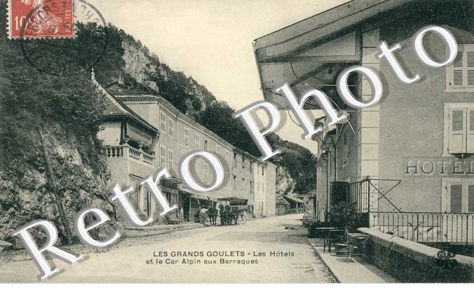 grands Goulets - Hotels et le car alpin aux barraques