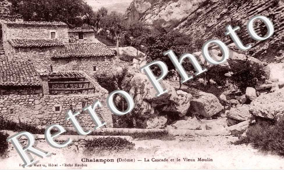La cascade et le vieux moulin