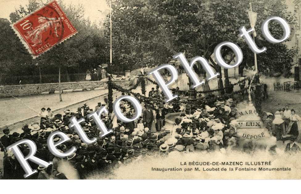 Inauguration par M. Loubet de la fontaine monumentale