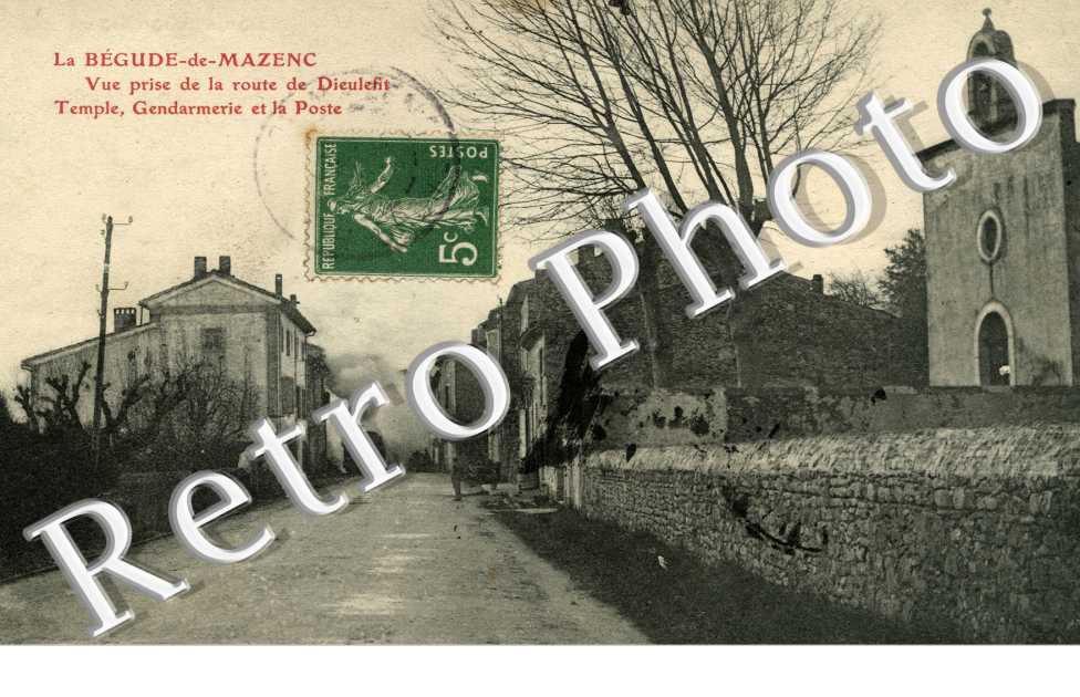 Temple - gendarmerie et la poste