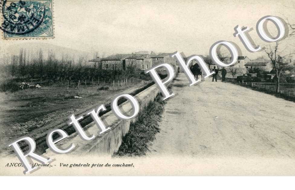 Vue generale prise du couchant
