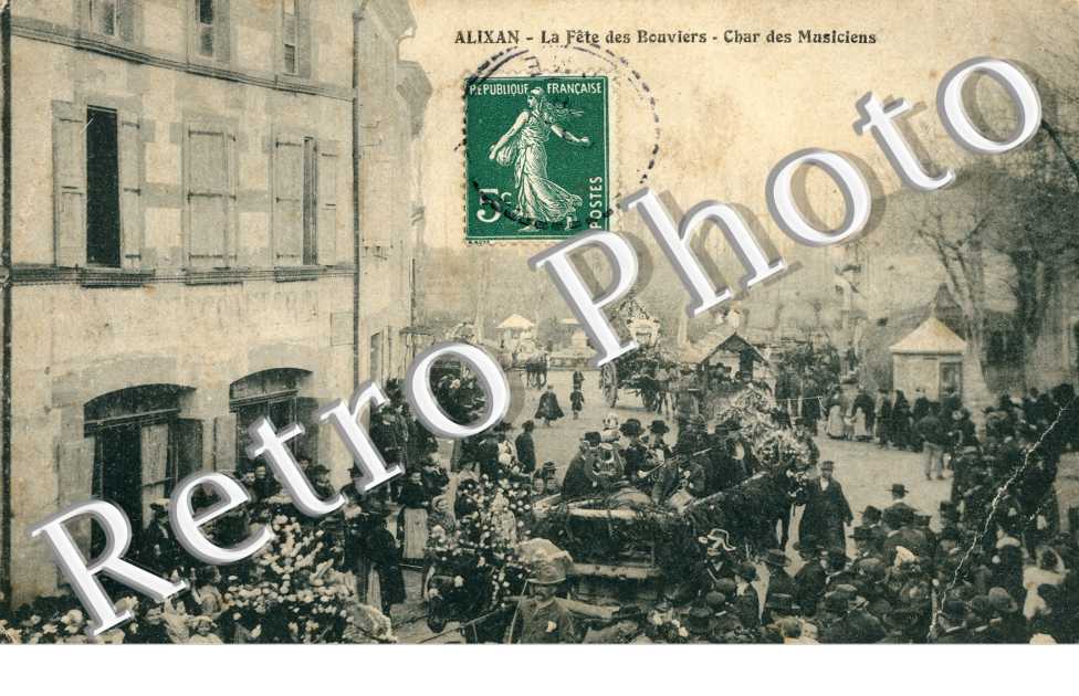 La fete des Bouviers - char des musiciens