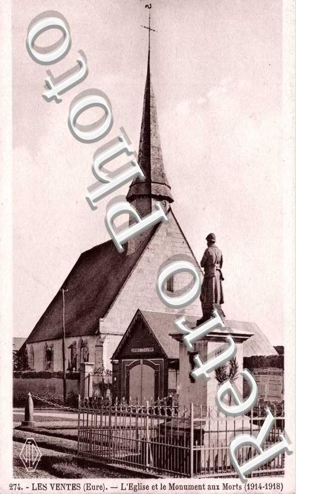L'eglise et le monument aux morts