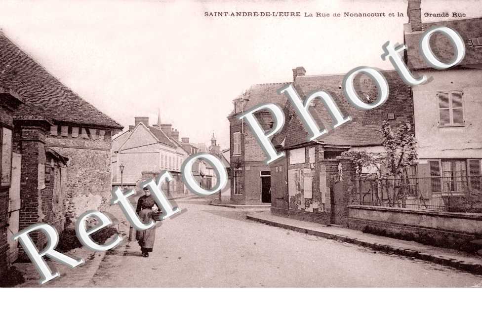 la rue de nonancourt et la grande rue