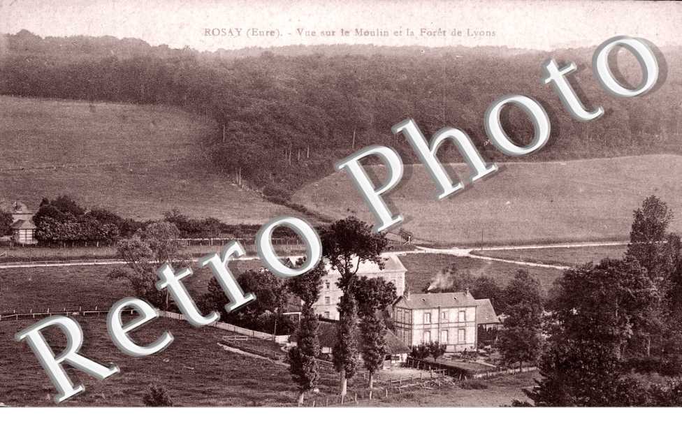Vue sur le Moulin et la foret de Lyons