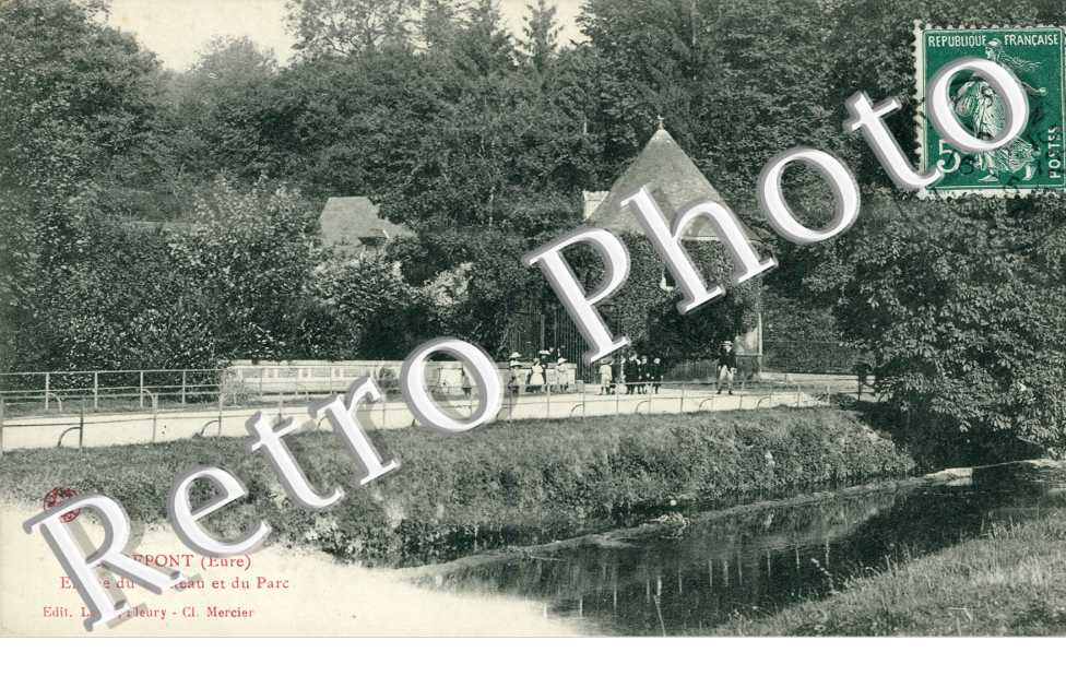 Entree du chateau et du parc