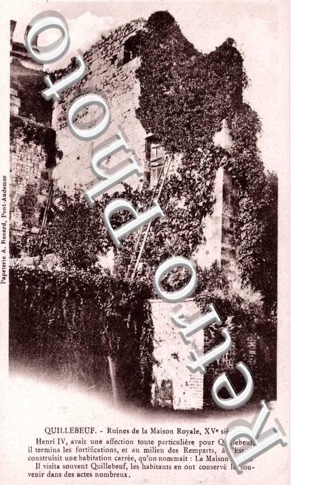 Ruines de maison royale XVe s