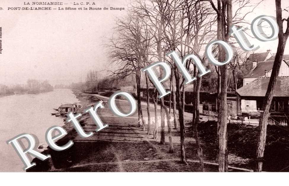 La Seine et la Route de Damps