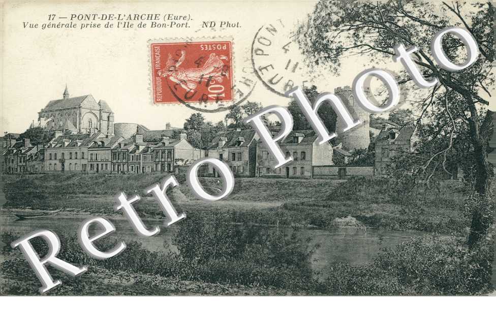 vue generale prise de l'Ile de Bon Port