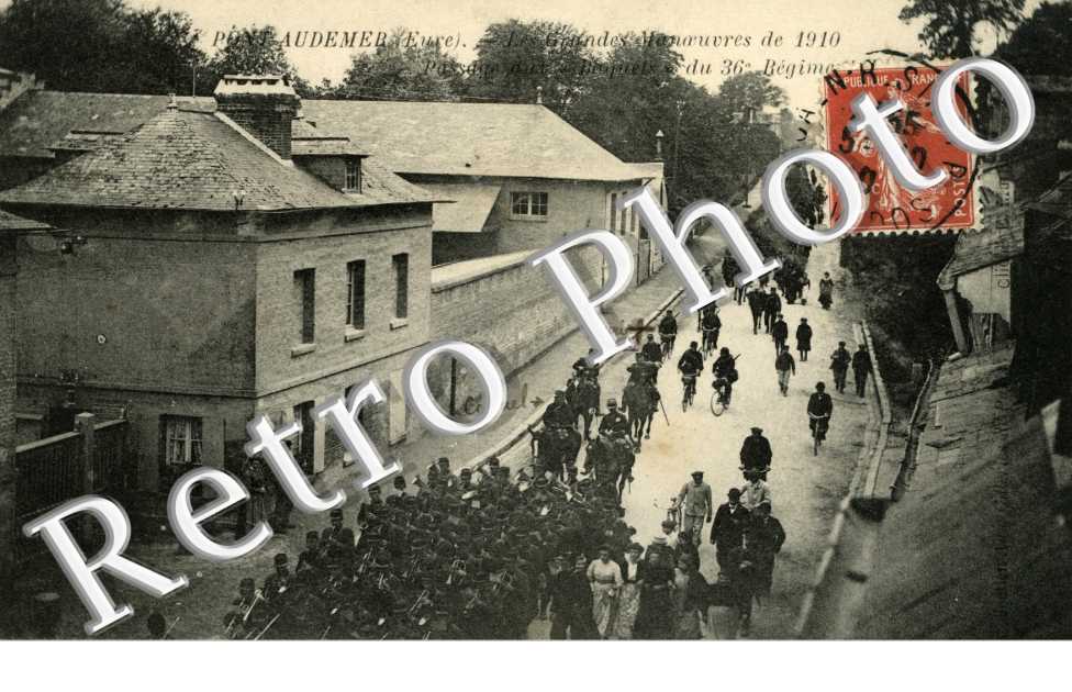 Les grandes manoeuvres de 1910 - 36°  regiment