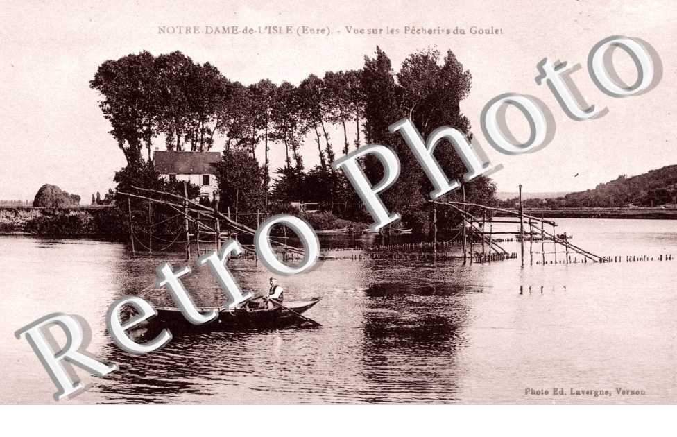 Vue sur les pecheries du Goulet   - Notre Dame de l'Isle