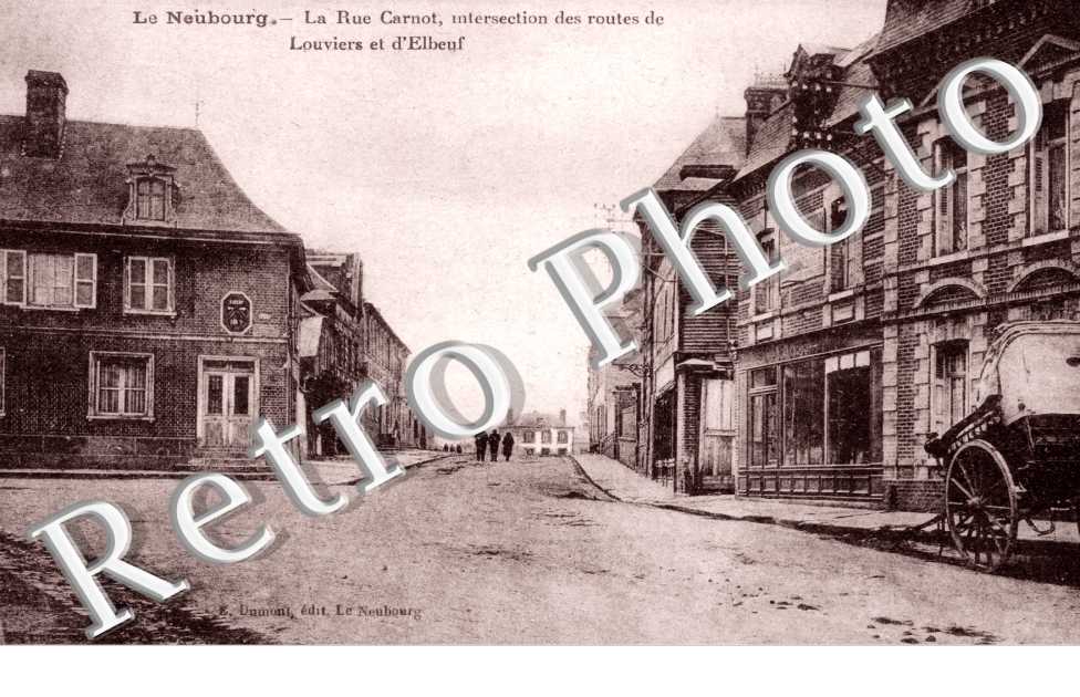 Rue Carnot, Routes de Louviers et d'Elbeuf