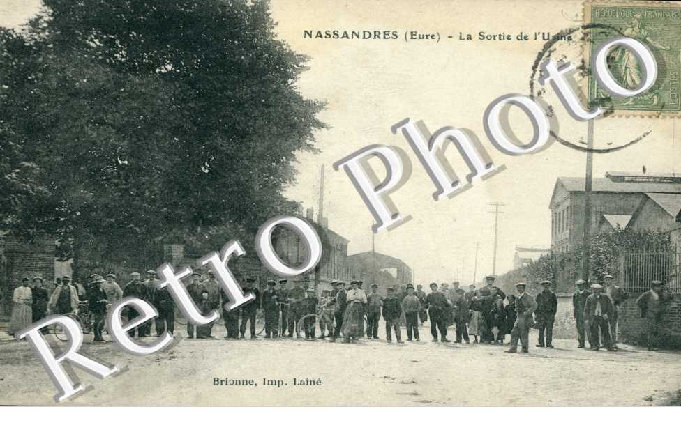 Sortie de l'usine