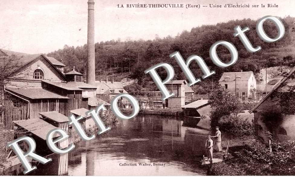 La riviere Thibouville - Usine d'electricite sur la Risle