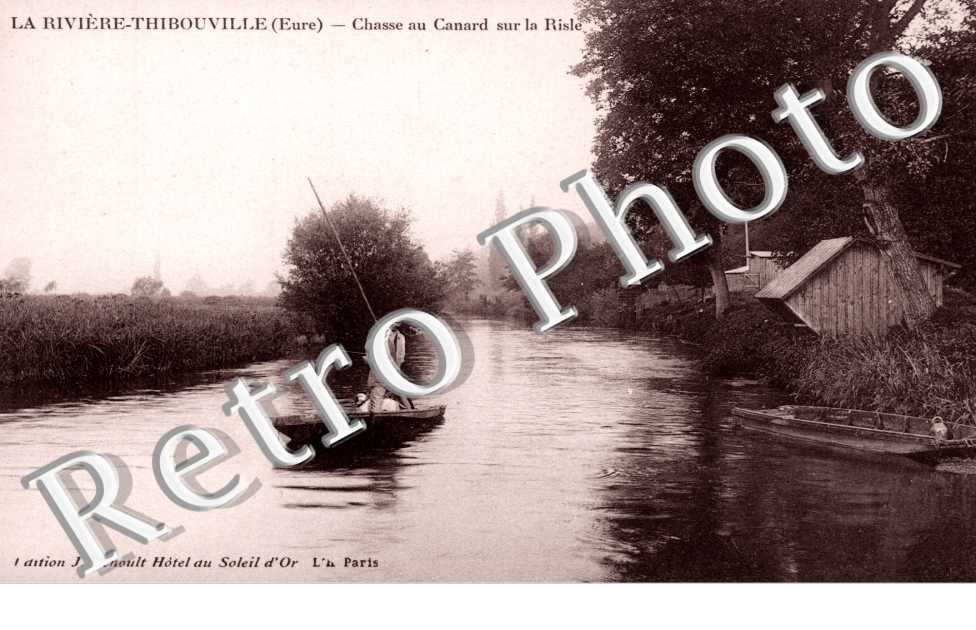 La Riviere Thibouville, Chasse au Canard sur la Risle