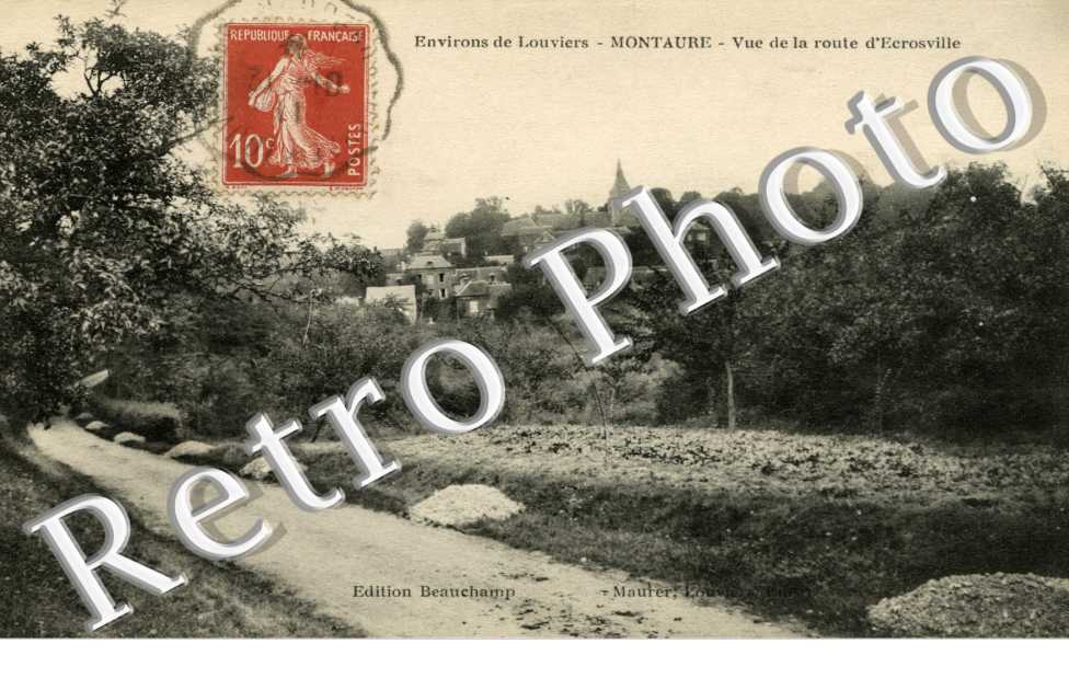 Vue de la route d'Ecrosville