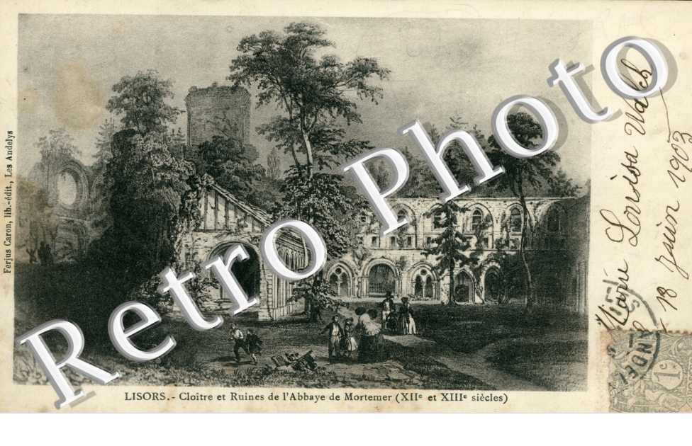 Cloitre et ruines de l'abbayede Mortemer