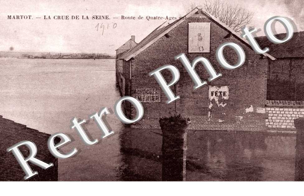 La Crue de la seine - Route des Quatre-Ages