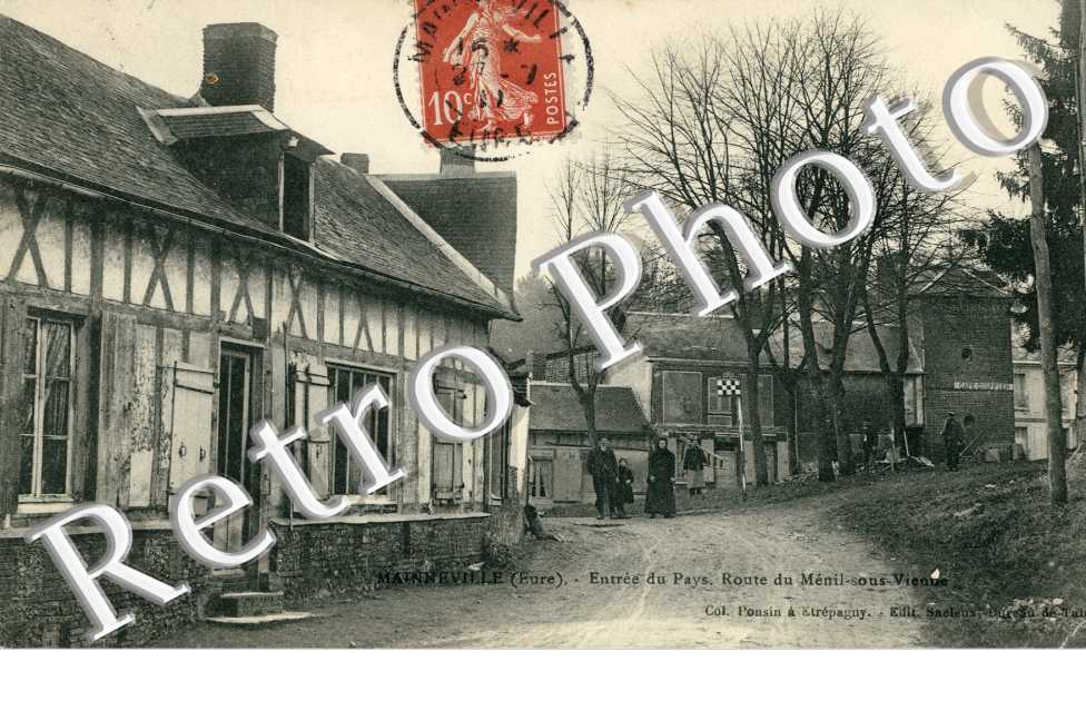 Entree du pays - route du menil-sous-Vienne