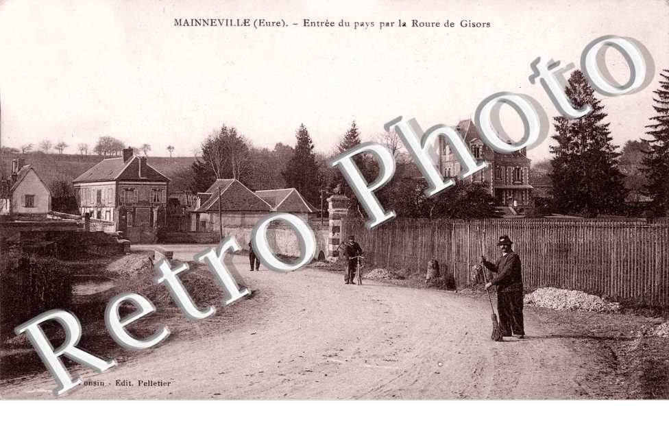 Entree du pays par la route de Gisors