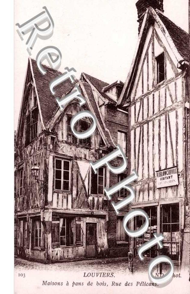 Maisons a pans de bois, Rue des Pelicans