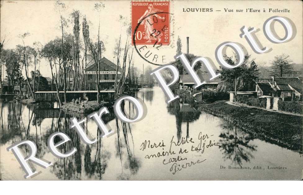 Vue sur l'Eure a Folleville