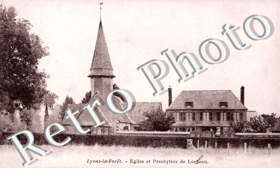 Eglise et presbytere - Lyons la foret