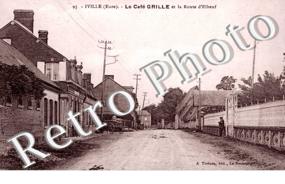 Cafe grille et route d'Elbeuf