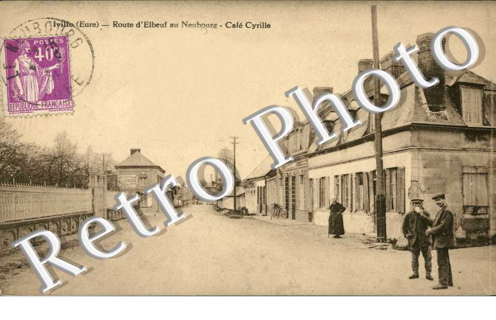 Route d'Elbeuf au neubourg - cafe Cyrille