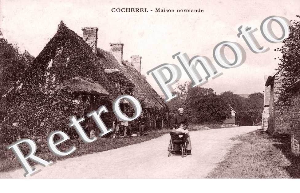 Cocherel. maison normande