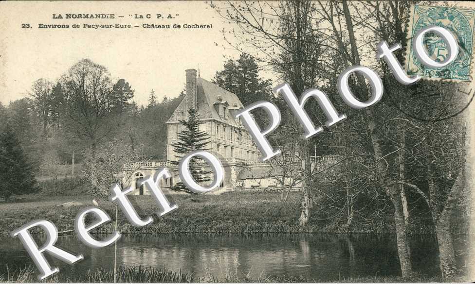 Le chateau de Cocherel.