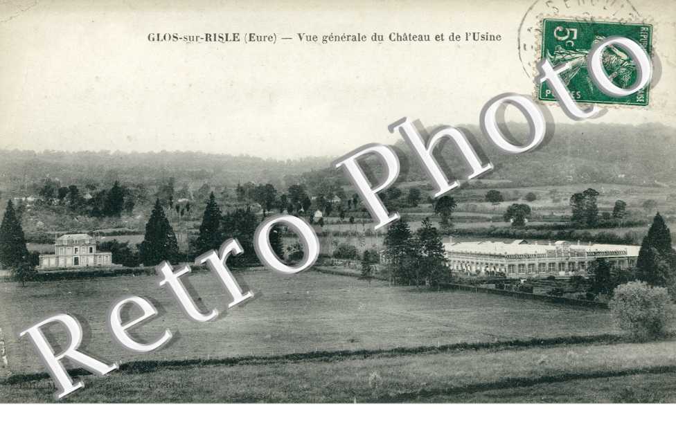 Vue générale du château et de l'usine