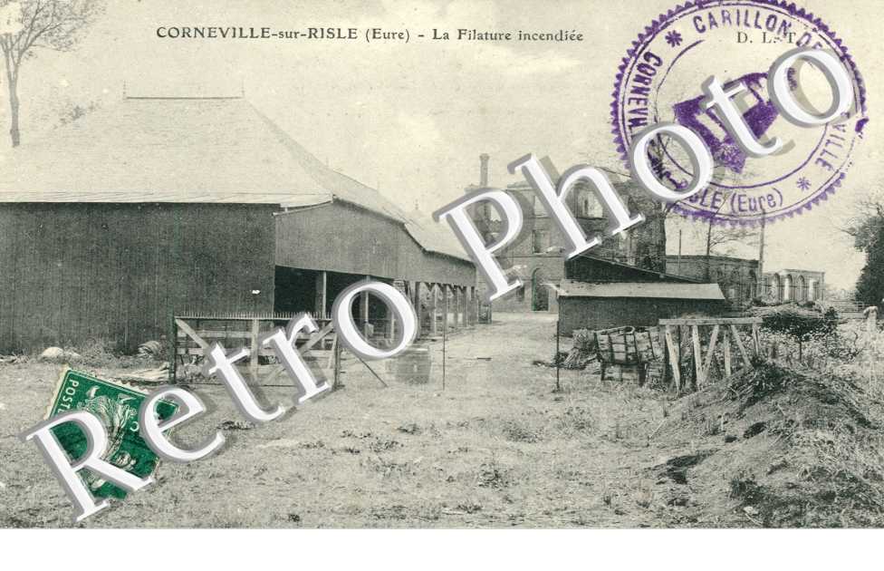 la Filature incendiee