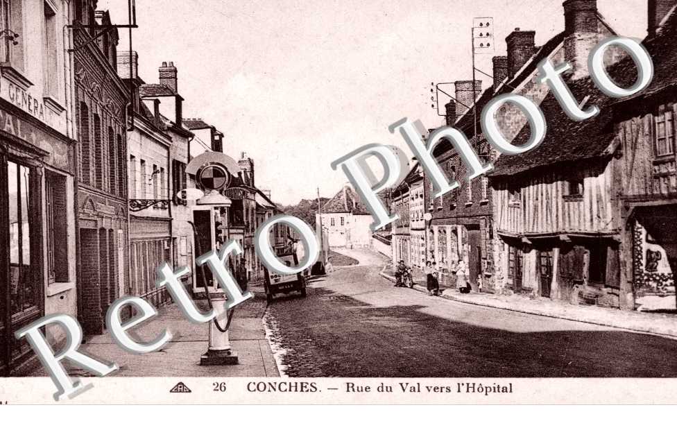 La rue du Val vers l'hopital