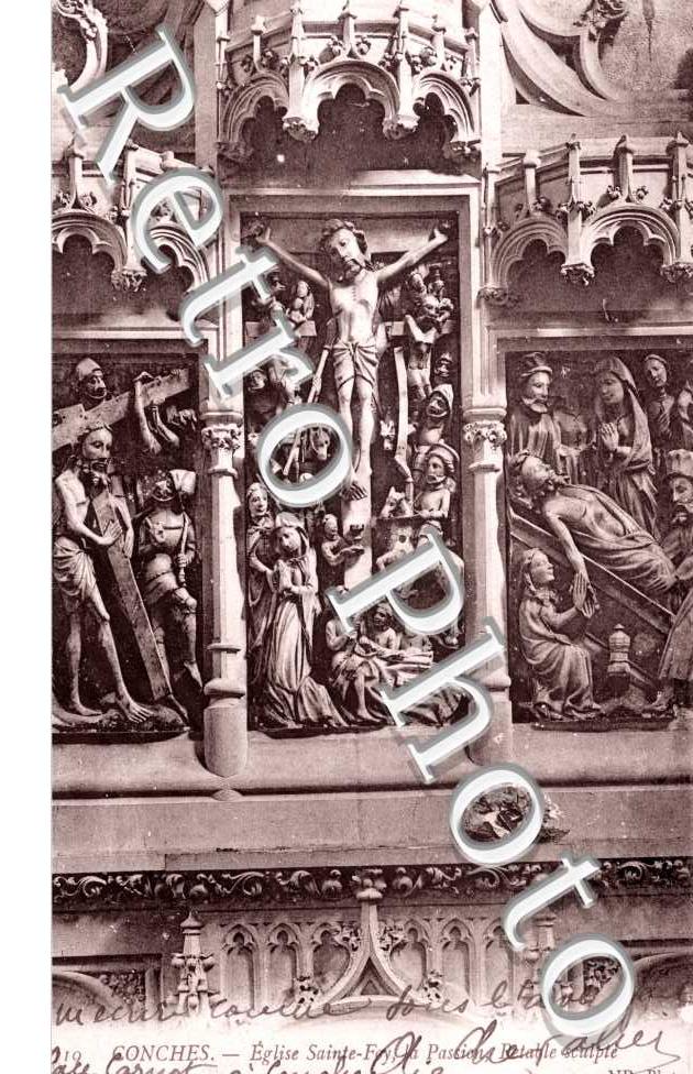 Eglise Sainte Foy, la Passion, Retable le sculpte