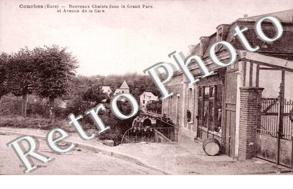 nouveaux chalets dans le grand parc et avenue de la gare
