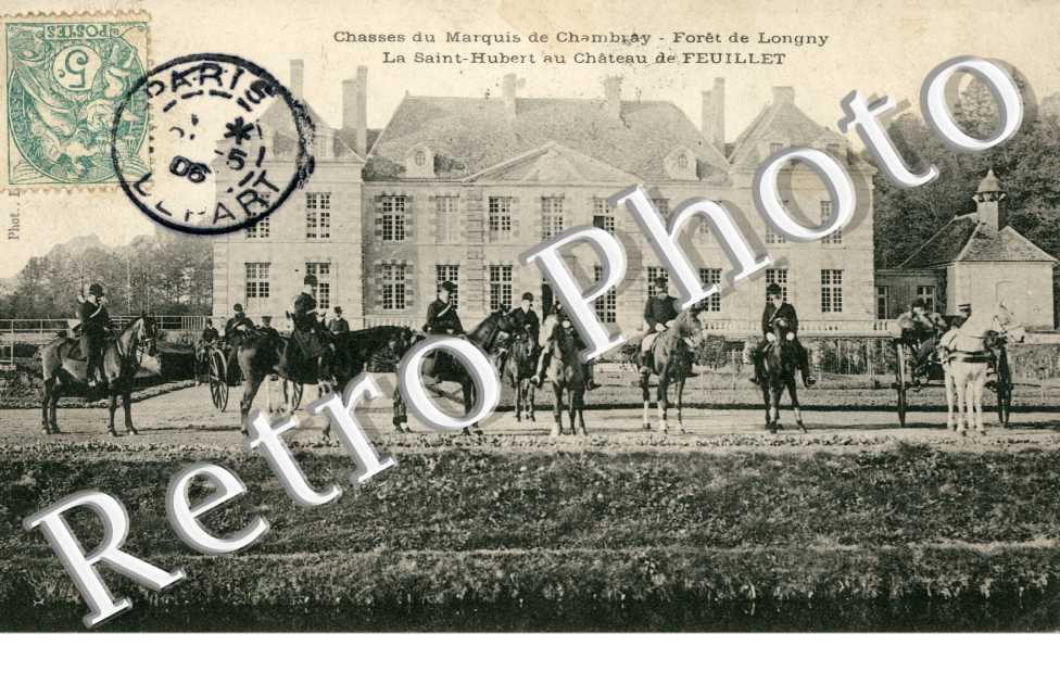 Chateau de Feuillet  - la saint Hubert