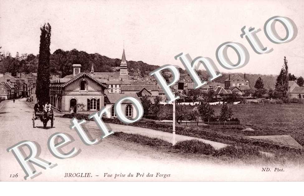 Vue prise du Pre des Forges