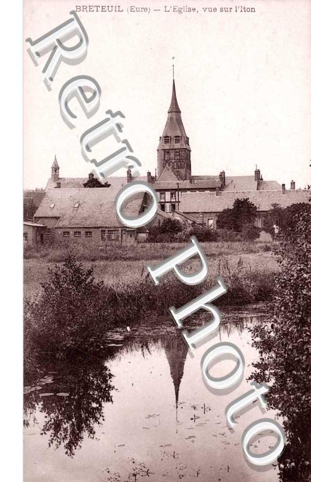 l'Eglise, Vue sur l'Iton