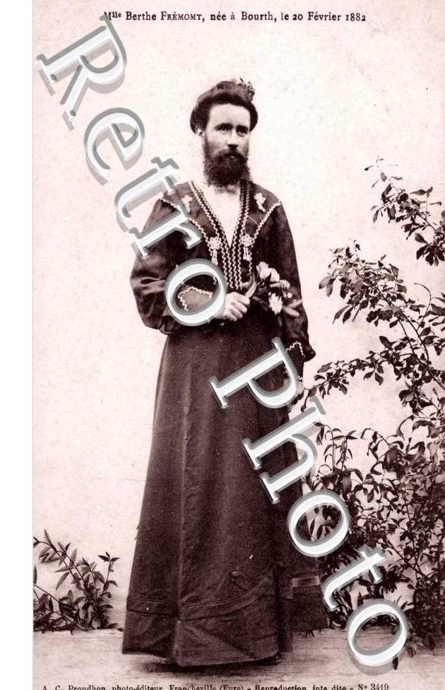 Mlle berthe Fremont - nee a Bourth - 20 fevrier 1882