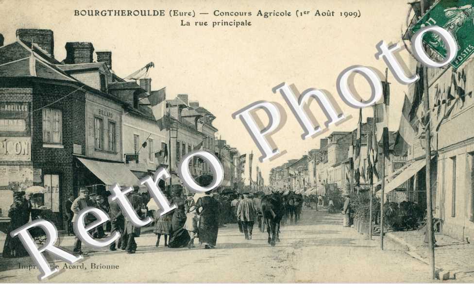 Concours agricole - la rue principale