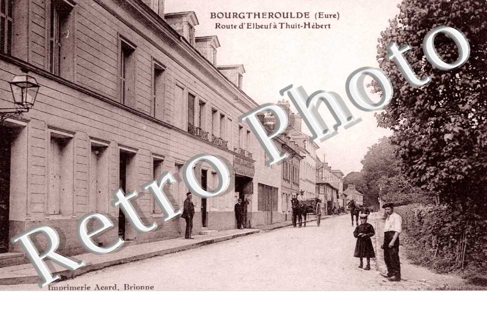 Route d'Elbeuf a Thuit-Hebert